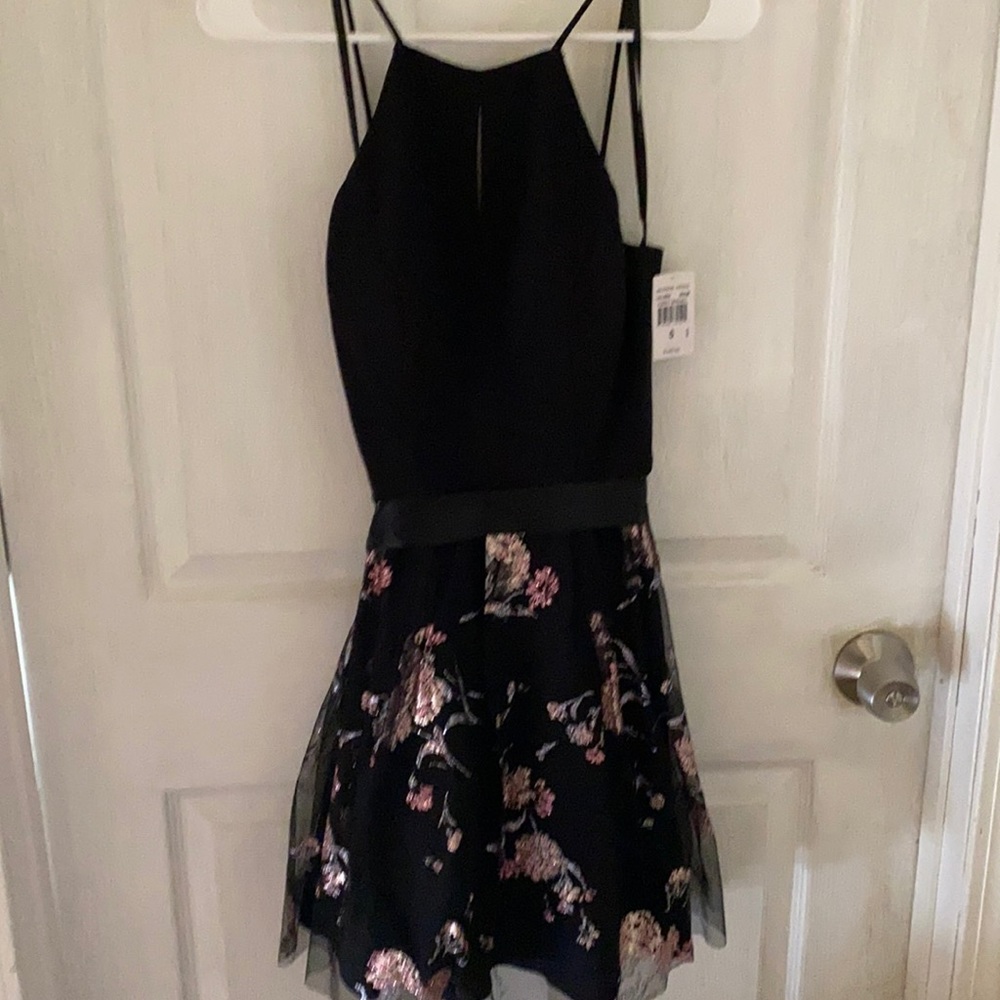 Short black dress
